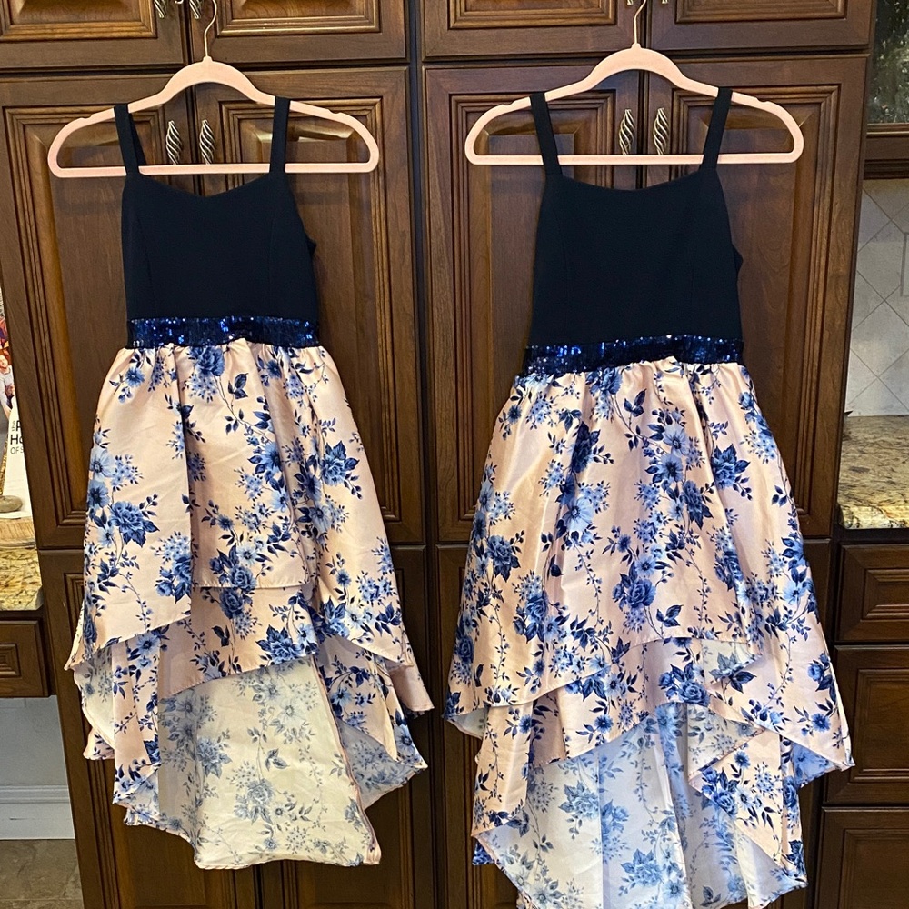 BONNIE JEAN Floral Multilayer Dress